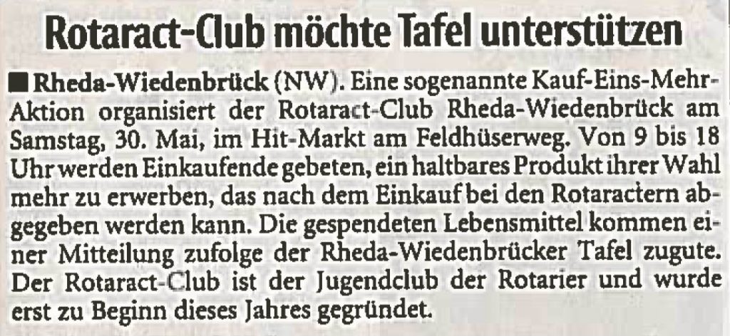 Tafel - NW